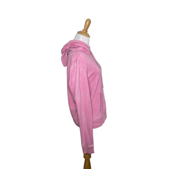 Victoria's Secret PINK Textured Light Pink Hoodie. Size Medium. - Picture 4 of 7